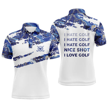 Witzige Golf-Polo-Shirts - Individuell mit Namen - Perfekte Golfgeschenke für Männer N3763