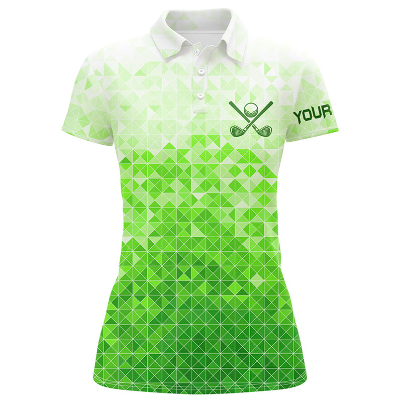 Personalisierte Damen Golf-Polo-Shirts in Grün - Hochwertige Golfbekleidung für Frauen N7138