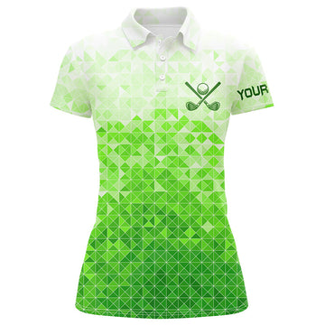 Personalisierte Damen Golf-Polo-Shirts in Grün - Hochwertige Golfbekleidung für Frauen N7138