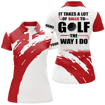Witziges individuelles Golf-Polo für Damen – Mutig golfen wie ich! N7013