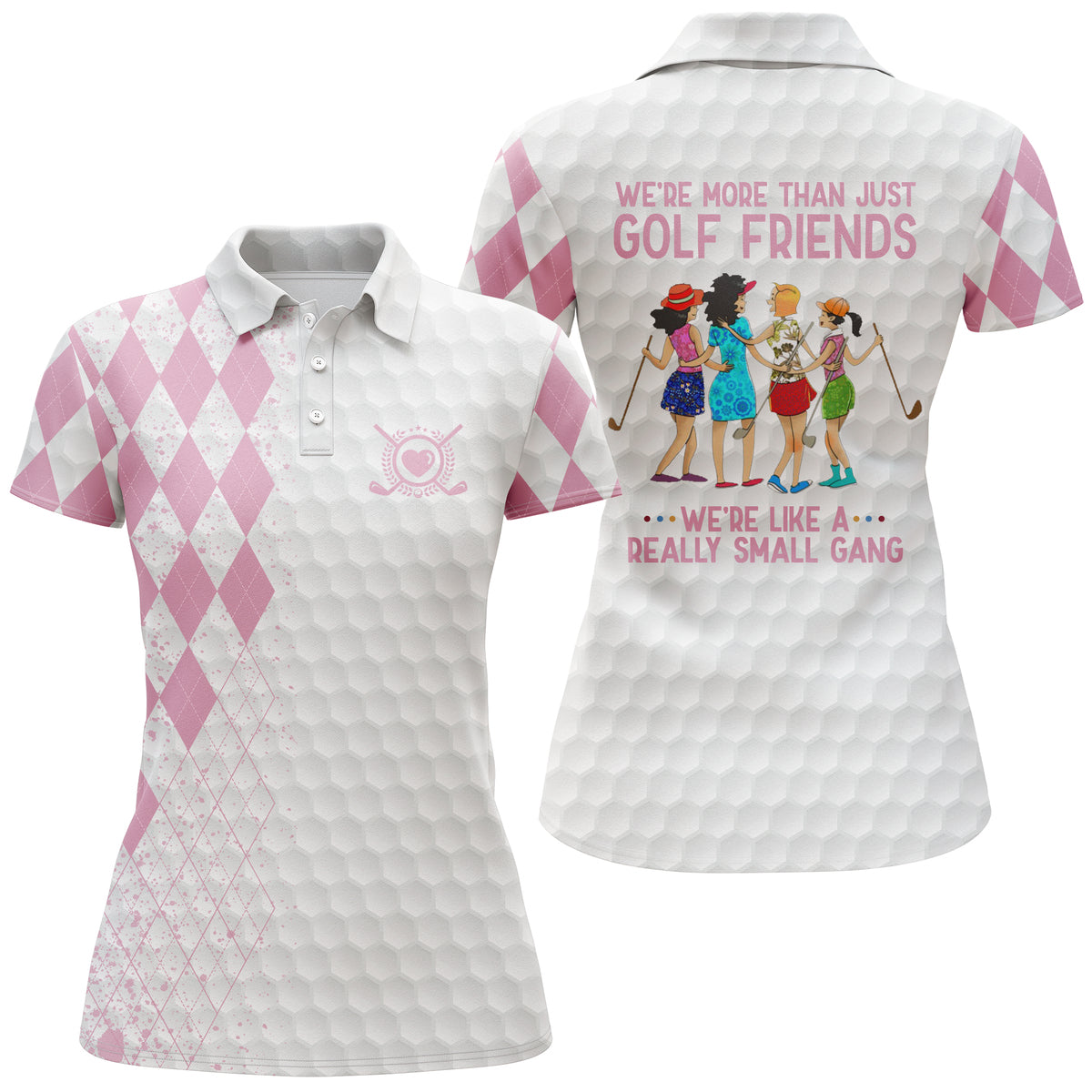 Personalisierte Damen Golf Poloshirts in vielen Farben – Für unser starkes Team, das mehr als nur Golfkollegen ist N3669