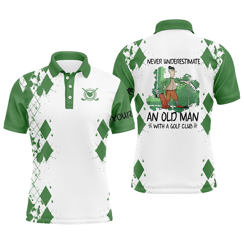Herren Golf Polo Shirt in Grün – Stilvoll und Funktional auf dem Golfplatz N4828