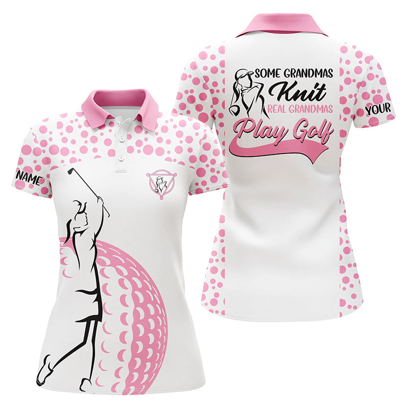 Damen Golf Polo-Shirt - Individuell Gesticktes Oma-Design - Perfektes Muttertagsgeschenk N5217