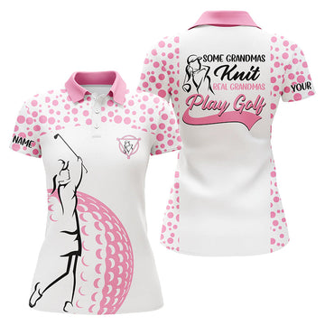 Damen Golf Polo-Shirt - Individuell Gesticktes Oma-Design - Perfektes Muttertagsgeschenk N5217