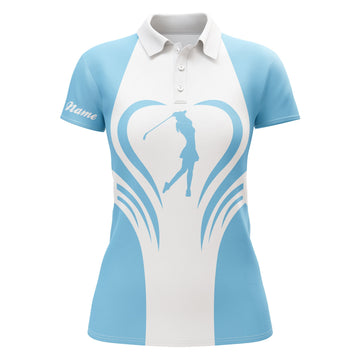 Personalisierte 3D Golf-Polo-Shirts für Damen in verschiedenen Farben – Einzigartige Golfgeschenke für Frauen N3464
