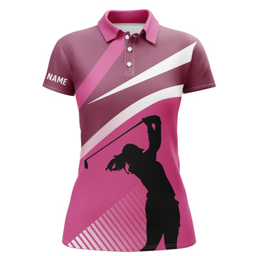 Personalisierte Rosa Damen Golf Polo - Das perfekte Geschenk für Golf-Liebhaber N3625