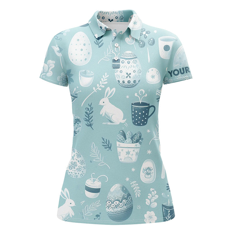 Oster-Eier & Hasen Damen Golf Polo-Shirt | Individuelle Golfoberteile für den Ostersonntag L1334