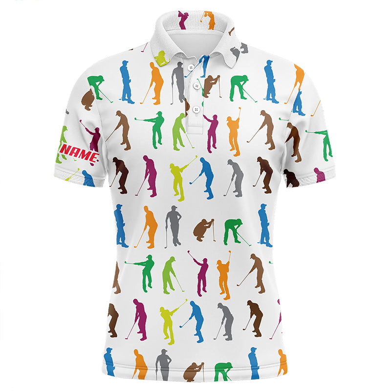 Personalisierte Herren Golf Poloshirts – Lebendige Designs für Golfbegeisterte | Perfekte Geschenke für Golfer L1328