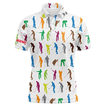 Personalisierte Herren Golf Poloshirts – Lebendige Designs für Golfbegeisterte | Perfekte Geschenke für Golfer L1328