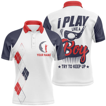 Personalisierte Argyle Golf Poloshirts für Herren – Stilvoll und Individuell L0211