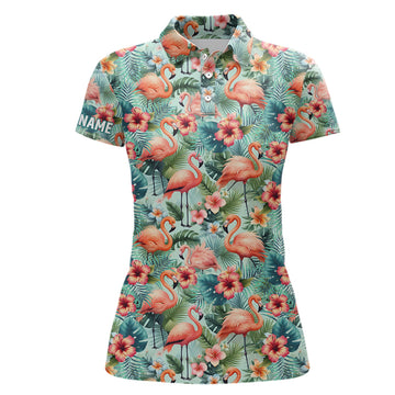 Personalisierte Pinke Flamingo Golf-Polo für Frauen - Das perfekte Geschenk für Golferinnen L1308