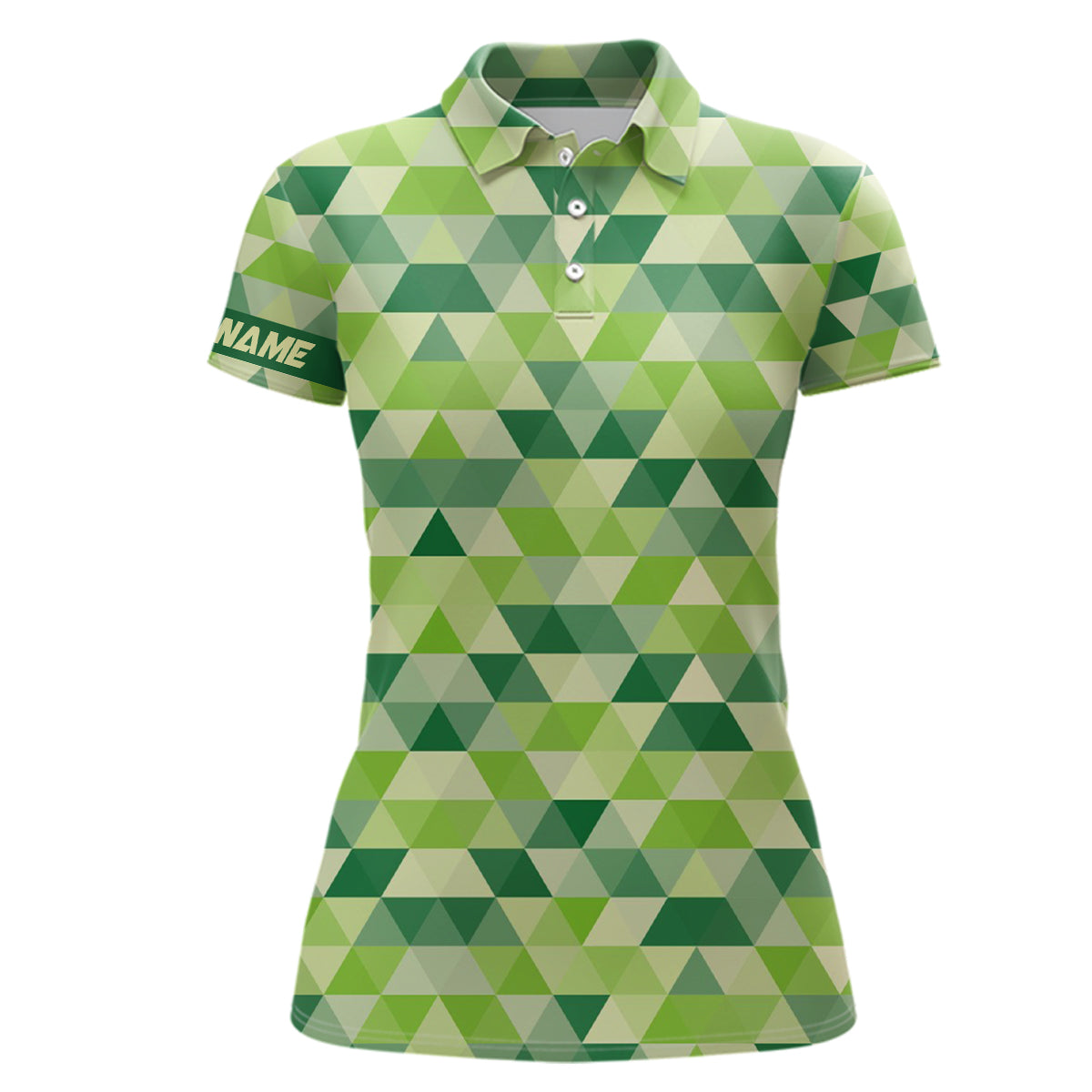 Modisches grünes Damen-Golfpoloshirt für den St. Patrick's Day | Perfekte Golfshirts für Frauen | Ideale Golfgeschenke L1415