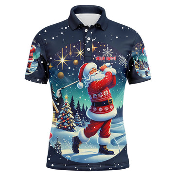 Lustiges Weihnachts-Golf-Polo für Männer – Individuelle Geschenke für Golfer zu Weihnachten T3064